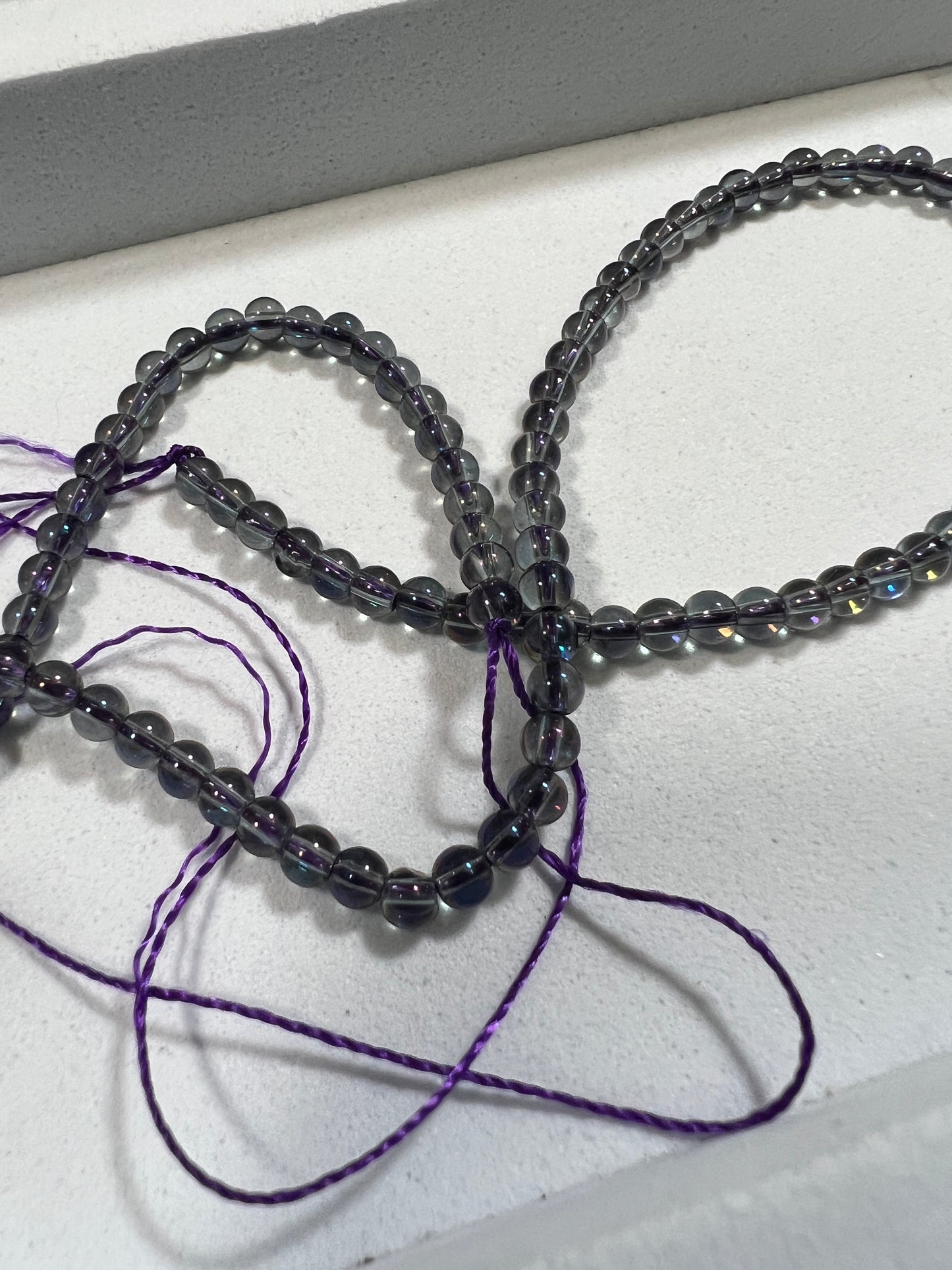 DIY  crystal bead strings