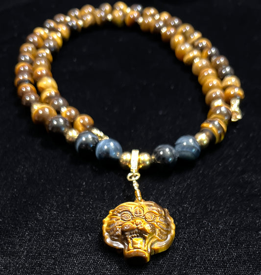 Tiger Eye Pendant Necklace