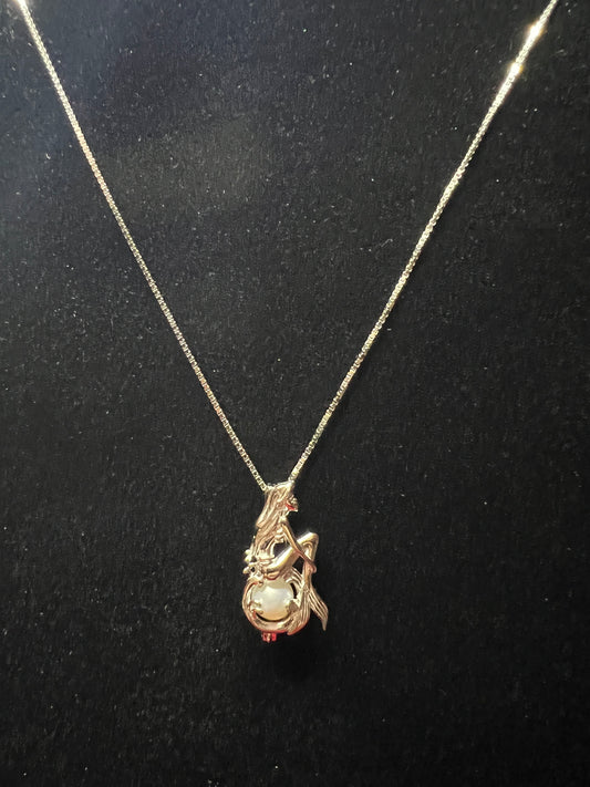 Sterling Silver Mermaid Necklace